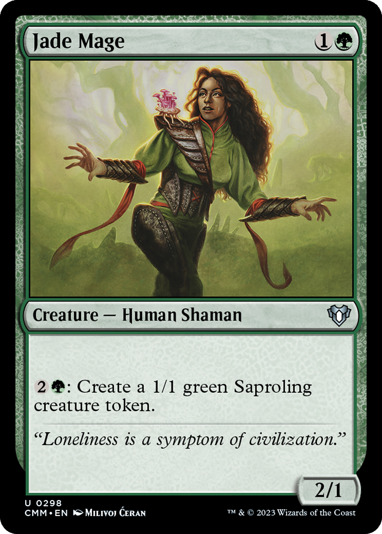 Jade Mage [Commander Masters] | Arkham Games and Comics