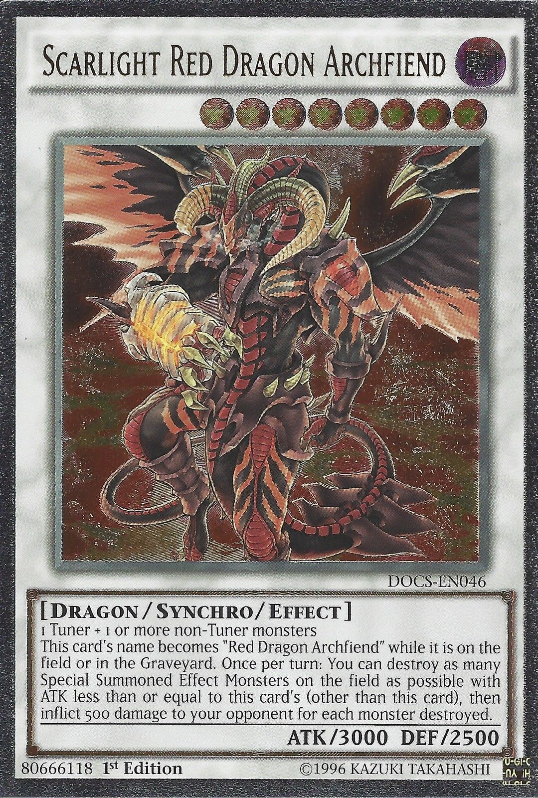 Scarlight Red Dragon Archfiend (UTR) [DOCS-EN046] Ultimate Rare | Arkham Games and Comics