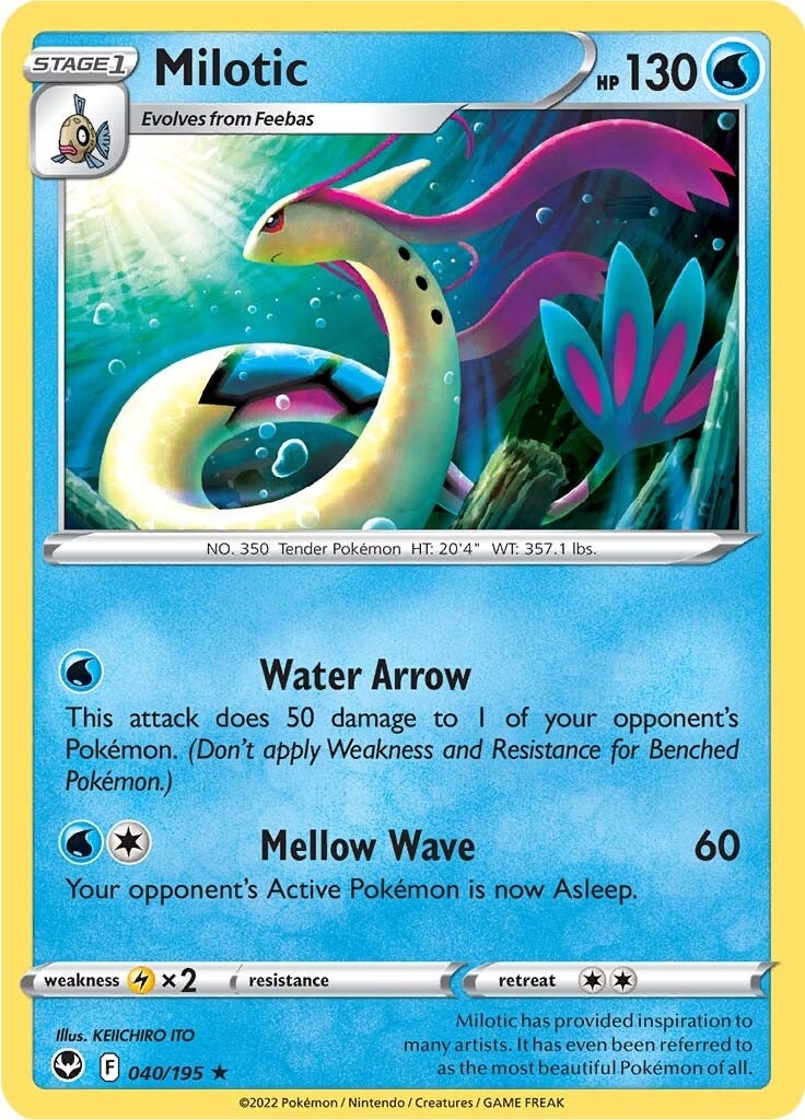 Milotic (040/195) [Sword & Shield: Silver Tempest] | Arkham Games and Comics