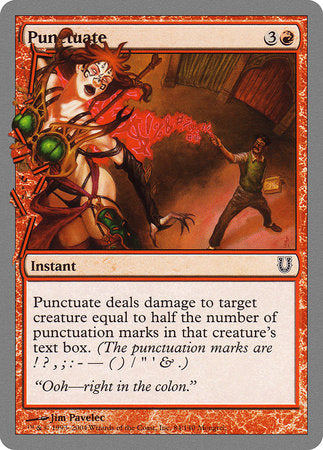 Punctuate [Unhinged] | Arkham Games and Comics