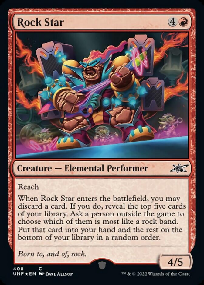 Rock Star (Galaxy Foil) [Unfinity] | Arkham Games and Comics