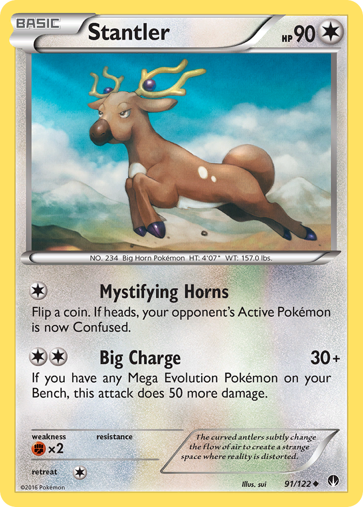 Stantler (91/122) [XY: BREAKpoint] | Arkham Games and Comics