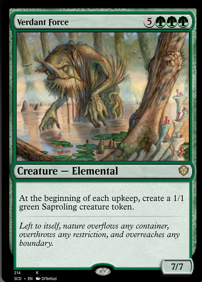 Verdant Force [Starter Commander Decks] | Arkham Games and Comics