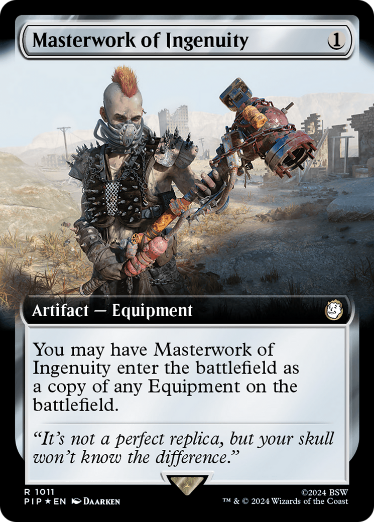 Masterwork of Ingenuity (Extended Art) (Surge Foil) [Fallout] | Arkham Games and Comics