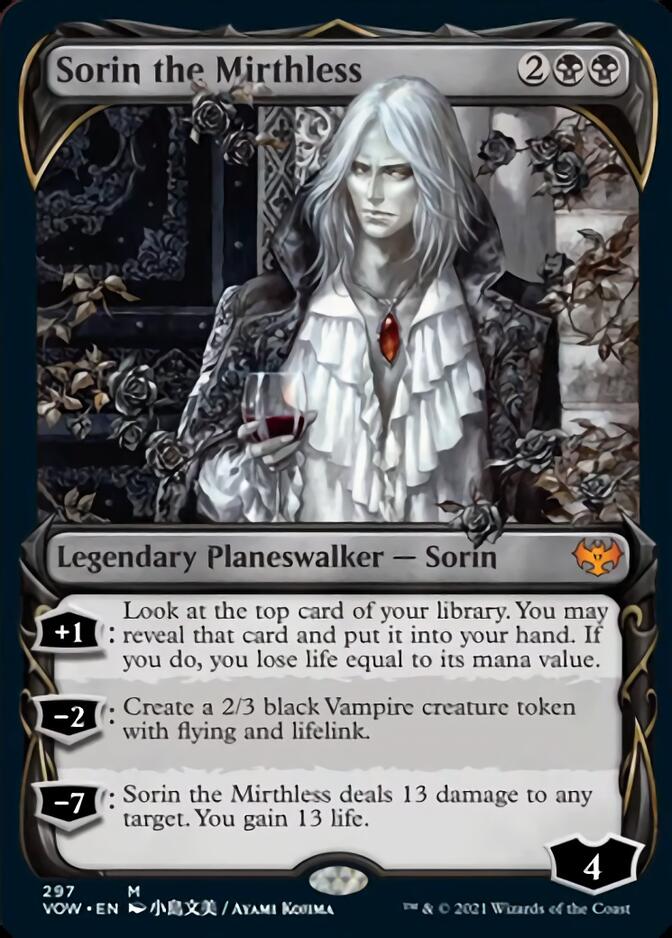 Sorin the Mirthless (Showcase Fang Frame) [Innistrad: Crimson Vow] | Arkham Games and Comics