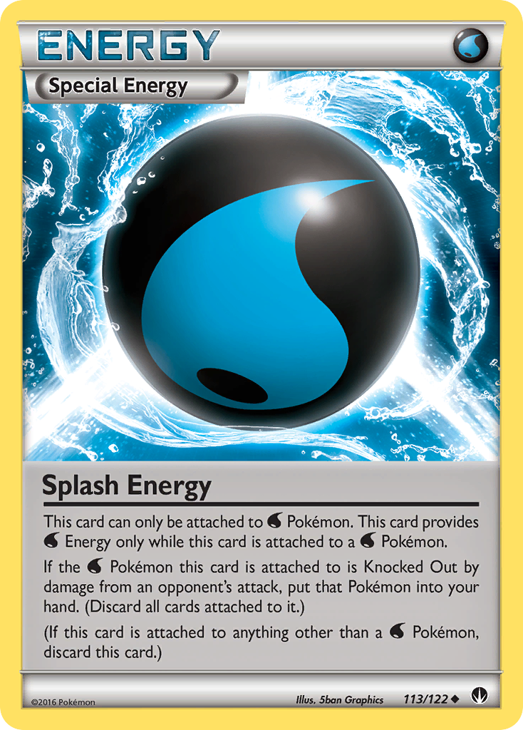 Splash Energy (113/122) [XY: BREAKpoint] | Arkham Games and Comics