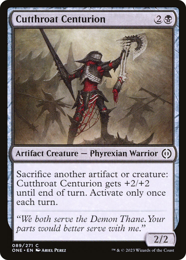 Cutthroat Centurion [Phyrexia: All Will Be One] | Arkham Games and Comics