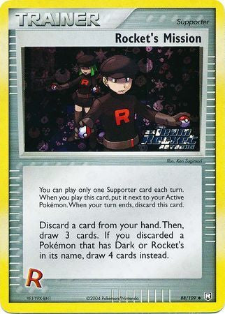 Rocket's Mission (88/109) (Stamped) [EX: Team Rocket Returns] | Arkham Games and Comics
