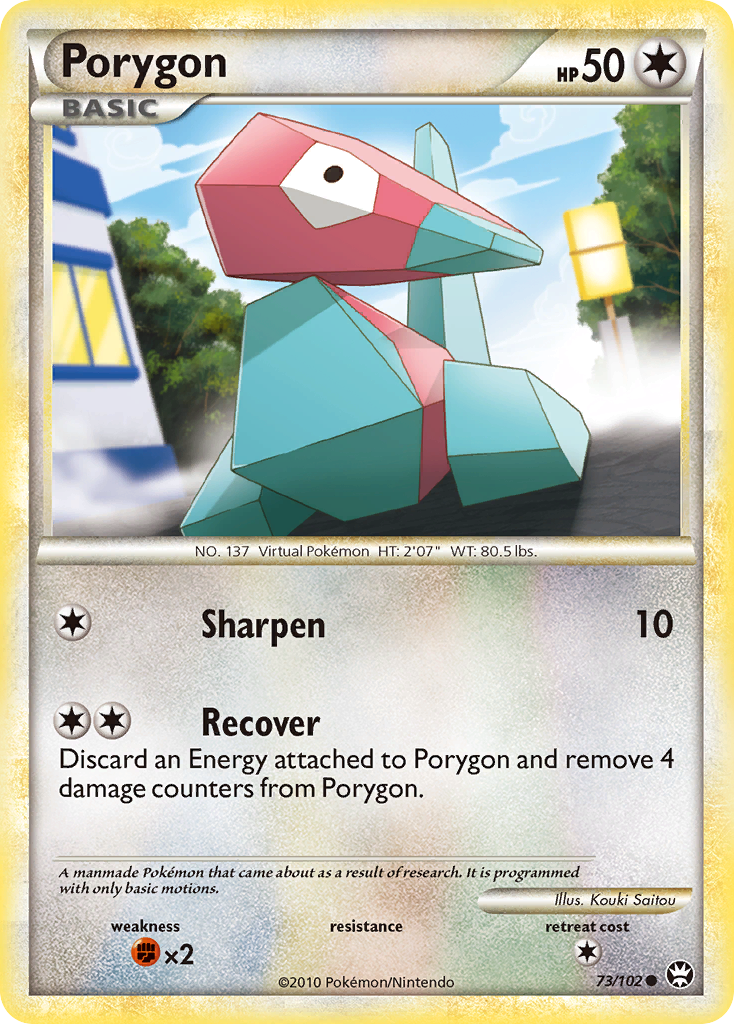 Porygon (73/102) [HeartGold & SoulSilver: Triumphant] | Arkham Games and Comics