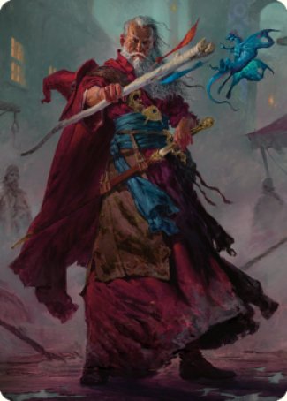 Elminster Art Card (64) [Commander Legends: Battle for Baldur's Gate Art Series] | Arkham Games and Comics