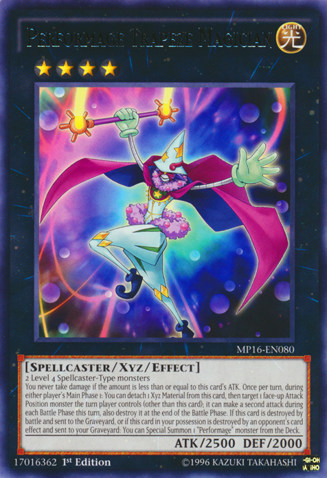 Performage Trapeze Magician [MP16-EN080] Rare | Arkham Games and Comics