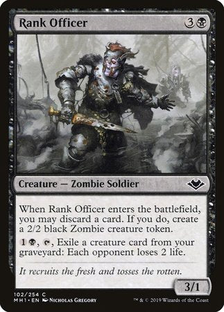 Rank Officer [Modern Horizons] | Arkham Games and Comics