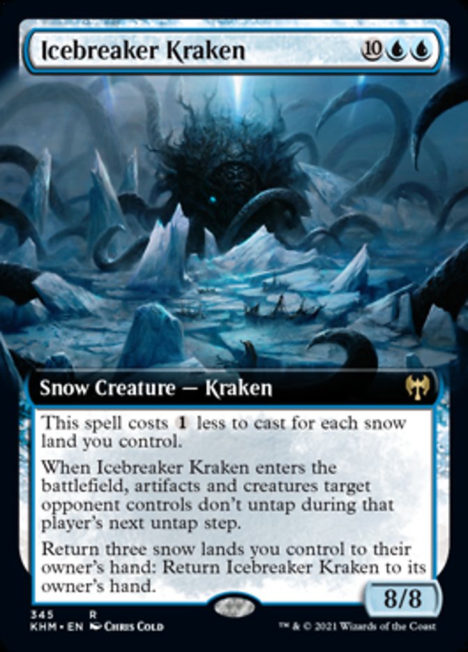 Icebreaker Kraken (Extended Art) [Kaldheim] | Arkham Games and Comics