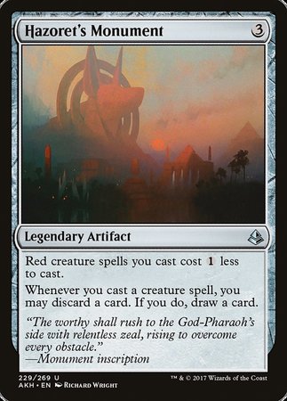 Hazoret's Monument [Amonkhet] | Arkham Games and Comics