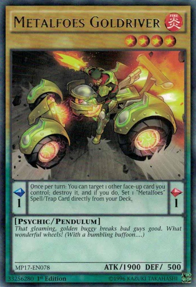 Metalfoes Goldriver [MP17-EN078] Rare | Arkham Games and Comics