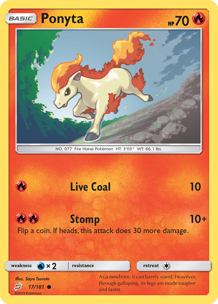 Ponyta (17/181) [Sun & Moon: Team Up] | Arkham Games and Comics