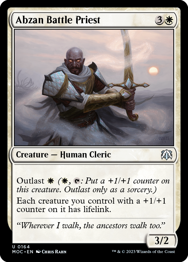 Abzan Battle Priest [March of the Machine Commander] | Arkham Games and Comics