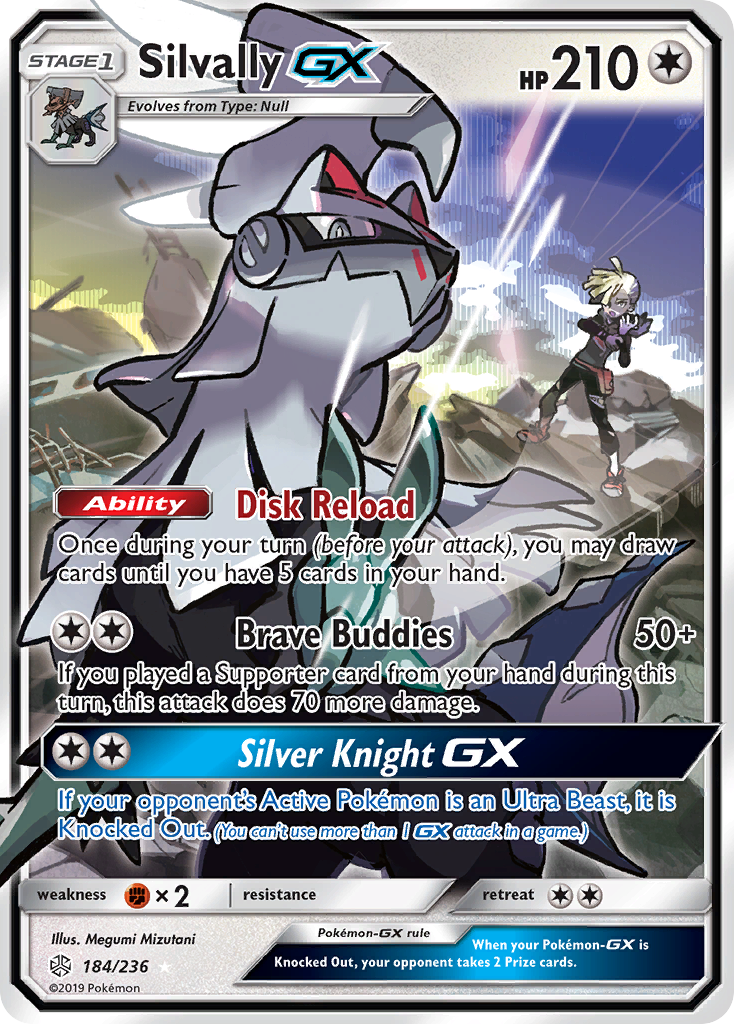 Silvally GX (184/236) [Sun & Moon: Cosmic Eclipse] | Arkham Games and Comics