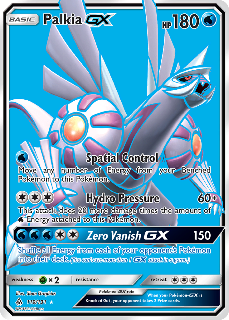 Palkia GX (119/131) [Sun & Moon: Forbidden Light] | Arkham Games and Comics