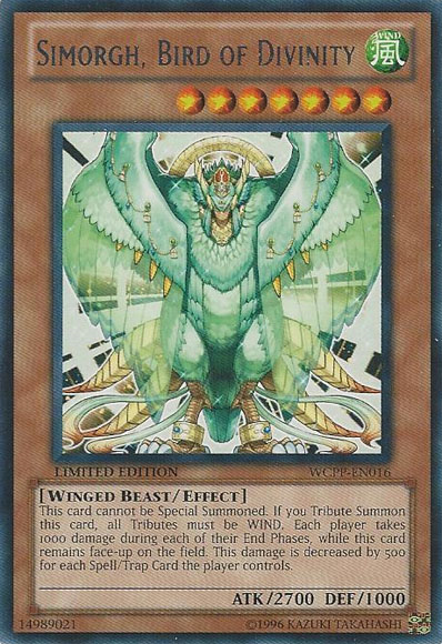 Simorgh, Bird of Divinity [WCPP-EN016] Rare | Arkham Games and Comics