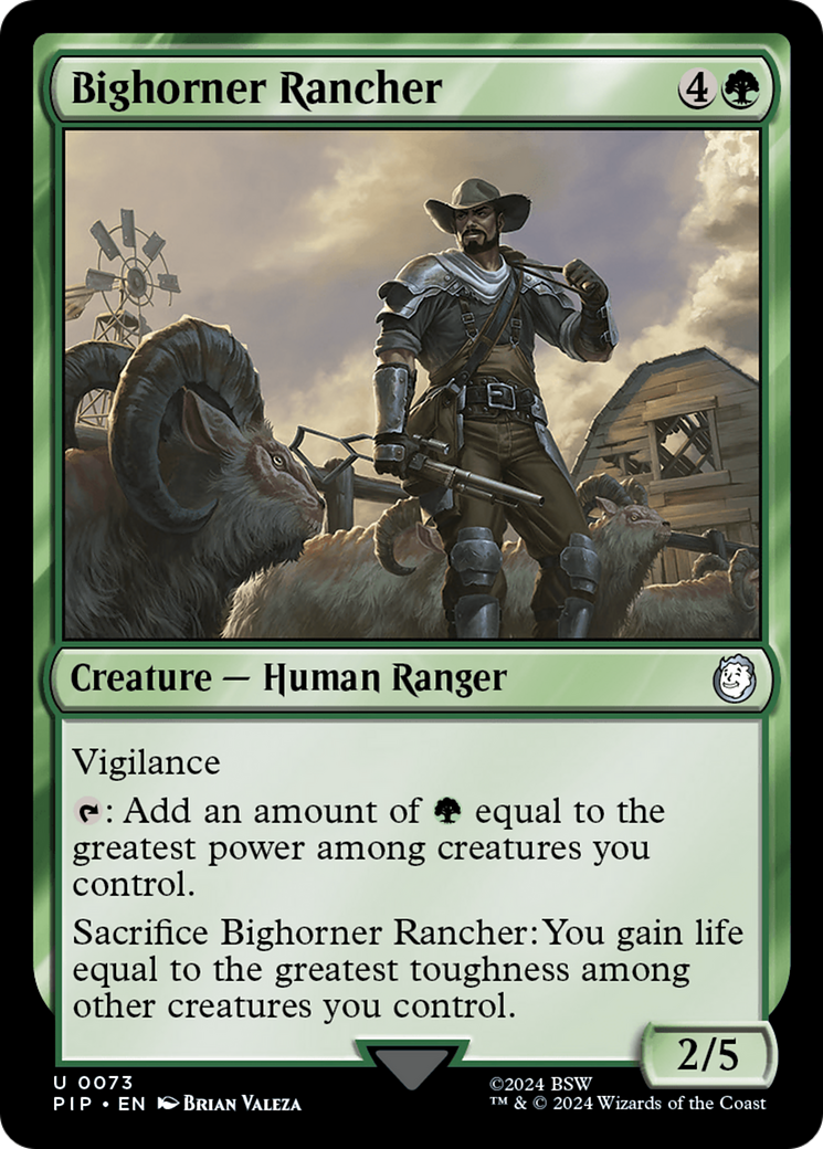 Bighorner Rancher [Fallout] | Arkham Games and Comics