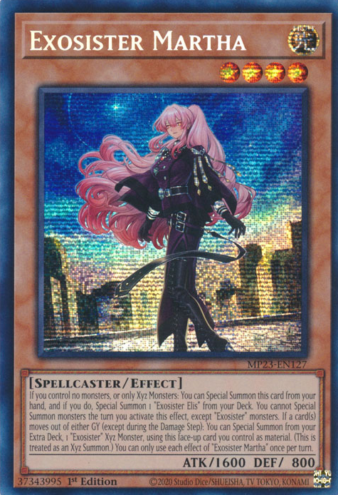 Exosister Martha [MP23-EN127] Prismatic Secret Rare | Arkham Games and Comics