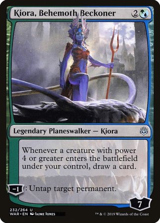 Kiora, Behemoth Beckoner [War of the Spark] | Arkham Games and Comics