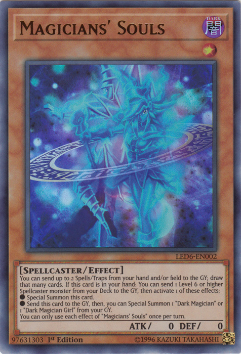 Magicians' Souls [LED6-EN002] Ultra Rare | Arkham Games and Comics