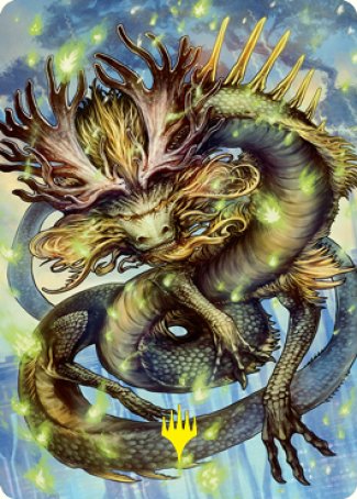 Kura, the Boundless Sky Art Card (Gold-Stamped Signature) [Kamigawa: Neon Dynasty Art Series] | Arkham Games and Comics