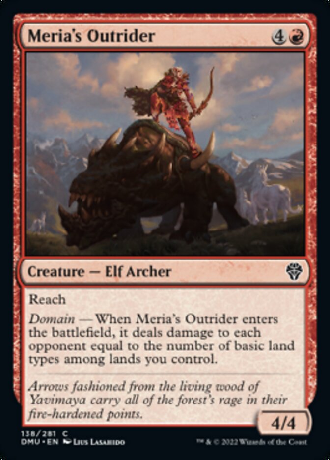 Meria's Outrider [Dominaria United] | Arkham Games and Comics