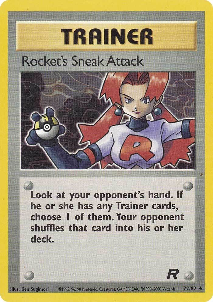 Rocket's Sneak Attack (72/82) [Team Rocket Unlimited] | Arkham Games and Comics