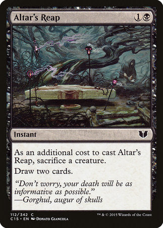 Altar's Reap [Commander 2015] | Arkham Games and Comics