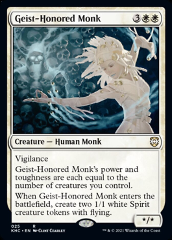 Geist-Honored Monk [Kaldheim Commander] | Arkham Games and Comics