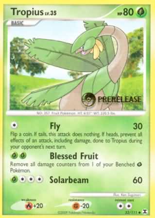 Tropius (52/111) (Prerelease Promo) [Nintendo: Black Star Promos] | Arkham Games and Comics