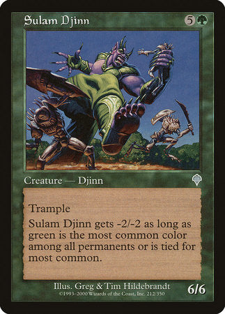 Sulam Djinn [Invasion] | Arkham Games and Comics