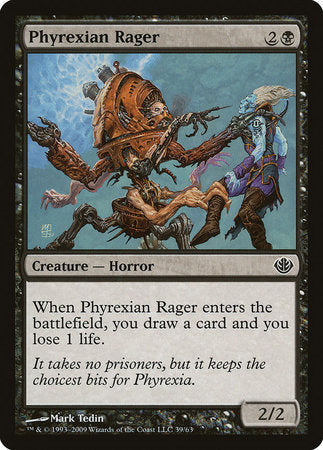 Phyrexian Rager [Duel Decks: Garruk vs. Liliana] | Arkham Games and Comics