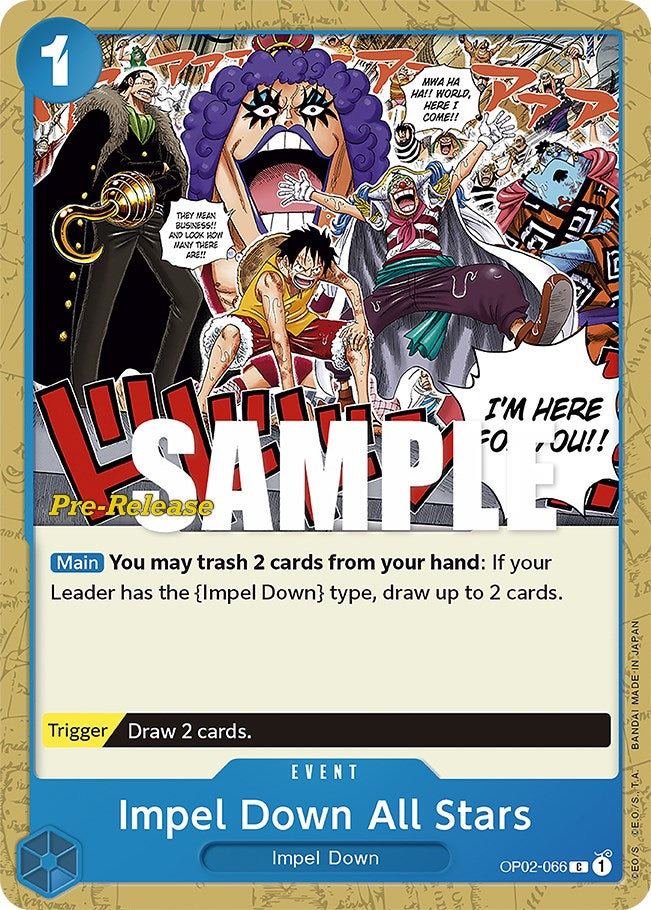 Impel Down All Stars [Paramount War Pre-Release Cards] | Arkham Games and Comics