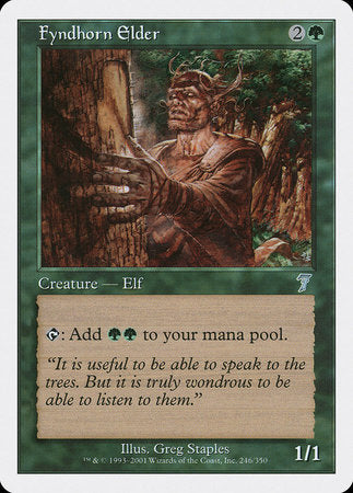 Fyndhorn Elder [Seventh Edition] | Arkham Games and Comics