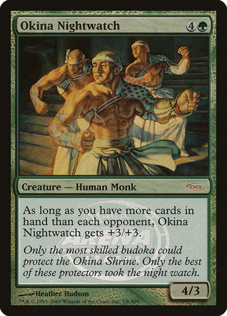 Okina Nightwatch [Arena League 2005] | Arkham Games and Comics