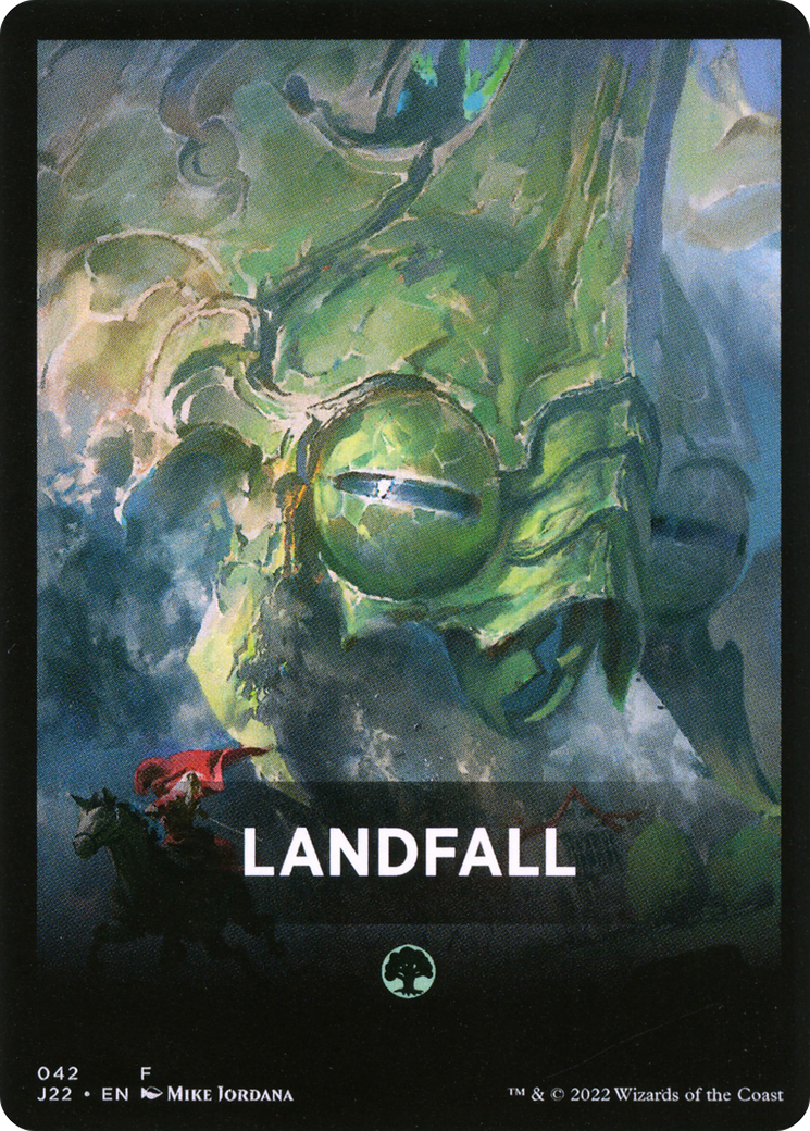 Landfall Theme Card [Jumpstart 2022 Front Cards] | Arkham Games and Comics