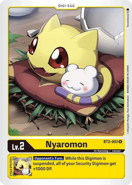 Nyaromon [BT2-003] [Release Special Booster Ver.1.5] | Arkham Games and Comics