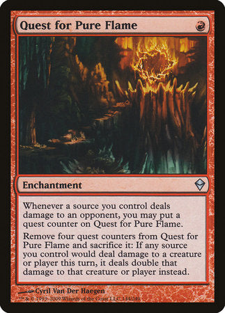 Quest for Pure Flame [Zendikar] | Arkham Games and Comics
