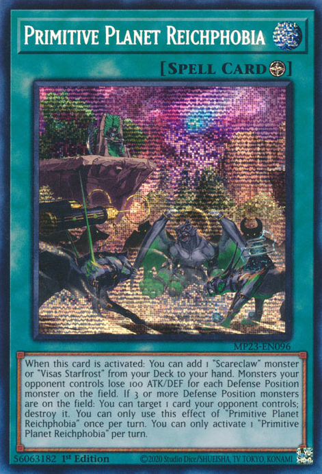 Primitive Planet Reichphobia [MP23-EN096] Prismatic Secret Rare | Arkham Games and Comics