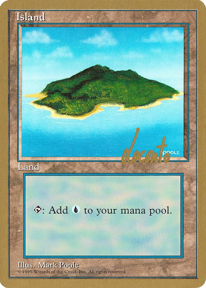 Island (ml367) (Michael Loconto) [Pro Tour Collector Set] | Arkham Games and Comics