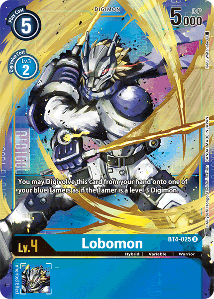 Lobomon [BT4-025] (Alternate Art) [Great Legend] | Arkham Games and Comics