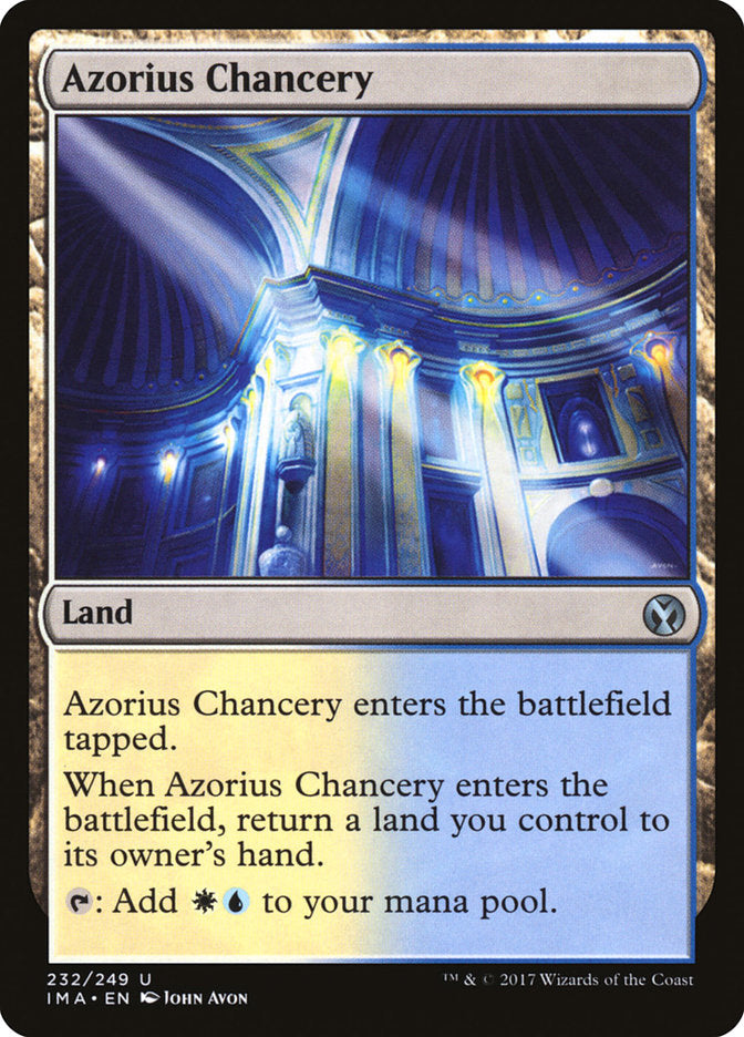 Azorius Chancery [Iconic Masters] | Arkham Games and Comics