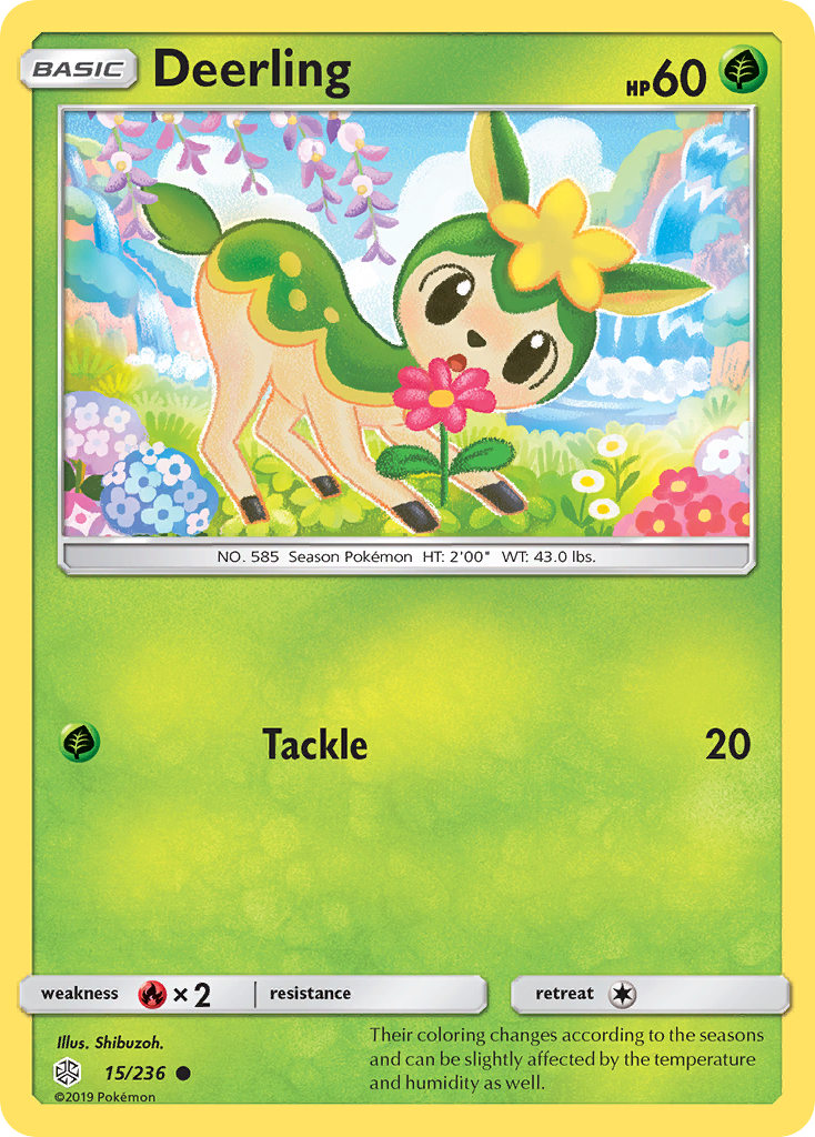 Deerling (15/236) [Sun & Moon: Cosmic Eclipse] | Arkham Games and Comics