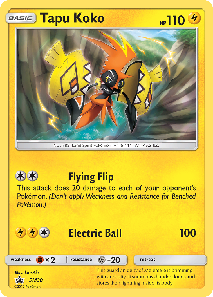 Tapu Koko (SM30) [Sun & Moon: Black Star Promos] | Arkham Games and Comics