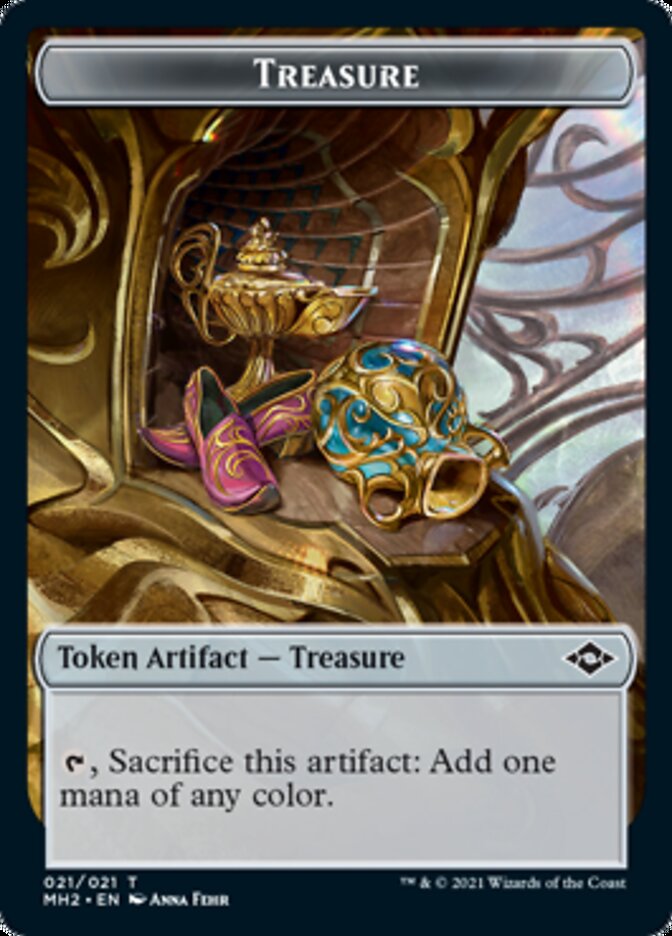 Bird Token // Treasure Token (21) [Modern Horizons 2 Tokens] | Arkham Games and Comics