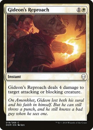 Gideon's Reproach [Dominaria] | Arkham Games and Comics